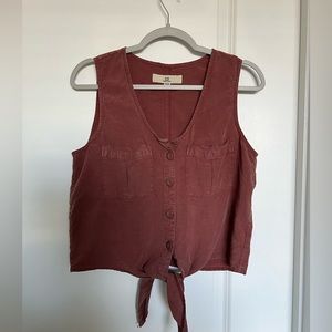 Thread + Supply Cropped Sleeveless Tank